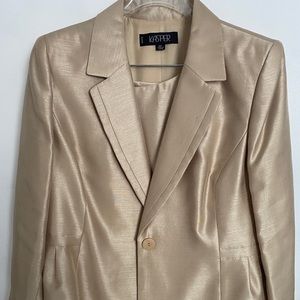 Golden 3 piece suit